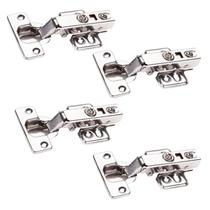 Dobradiça Inox Reta Amortecedor 04 Un Portas Armários Móveis Dobradiça Inox Reta Amortecedor 04 Un Portas Armários Móveis