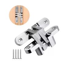 Dobradiça Invisível Oculta 60x13mm para Moveis com Parafusos