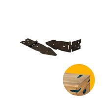 Dobradiça Lança Para Móveis 40 X 145 Mm Em Ouro Velho Dobradiça Lança Para Móveis 40 X 145 Mm Em Ouro Velho