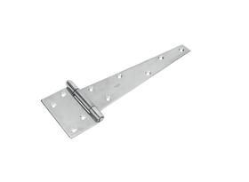 Dobradiça Leme Triangulo Reforçada em Aço Inox p/ Porteira Porta Portão de Galpão 100x250 mm