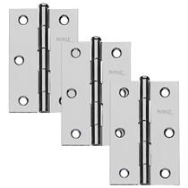 Dobradiça Leve de Aço Reto 1295 Conjunto Com 3 Peças - 0124011 - PAPAIZ Dobradiça Leve de Aço Reto 1295 Conjunto Com 3 Peças - 0124011 - PAPAIZ