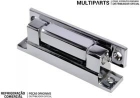Dobradiça Mac Balcão Cromada Com Mola 11 Cm C32516
