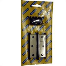 Dobradica Merkel 129 Ferro Latonado Oxidado 3.1/2'' Blister Com 3 Pecas