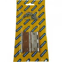 Dobradica Merkel 129 Ferro Niquelado 2.1/2'' Blister Com 3 Pecas Dobradica Merkel 129 Ferro Niquelado 2.1/2'' Blister Com 3 Pecas