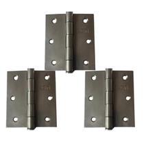 Dobradiça Merkel Porta Madeira 3.1/2 Kit 3 Un Aço Dobradiça Merkel Porta Madeira 3.1/2 Kit 3 Un Aço