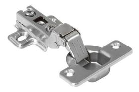 Dobradica Móveis Mini 26mm Curva P/armários 04 Peças C/paraf