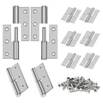Dobradiça MOZCORN Lift Off 3" em aço inoxidável escovado, pacote com 6 Dobradiça MOZCORN Lift Off 3" em aço inoxidável escovado, pacote com 6