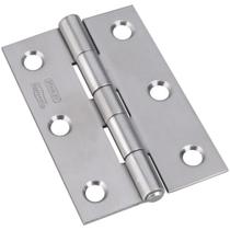 Dobradiça National Hardware N348-995 em aço inoxidável 8cm