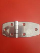 Dobradiça Náutica Assimétrica Inox 38 x 90 com Acabamento Mahler