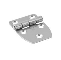 Dobradiça Náutica Assimétrica Medida 38x52mm Aço Inox Mahler