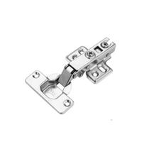 Dobradiça p/ moveis Slide On c/ Amortecedor Reta 35mm 4 Furos Kits Variados
