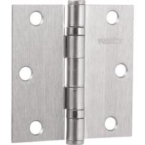 Dobradiça p/ porta 4" aço carbono niquelado c/ 3 pç Vonder Dobradiça p/ porta 4" aço carbono niquelado c/ 3 pç Vonder