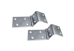 Dobradiça para baú QCAA em aço zincado 3,8 cm, pacote com 2