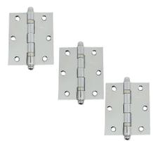 Dobradiça Para Porta De Madeira Kit Com Três Unidades Pado