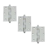 Dobradiça Para Porta De Madeira Kit Com Três Unidades Pado