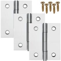 Dobradiça Para Porta Jenala Armário 2" Zincada Suporta Até 10kg Silvana Kit 06 Un Dobradiça Para Porta Jenala Armário 2" Zincada Suporta Até 10kg Silvana Kit 06 Un