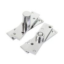 Dobradiça para Porta Pivotante Haga Cromada Até 150kg -8029