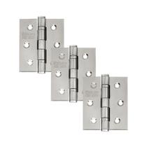 Dobradiça Para Porta Silvana Com Rolamento 882 Embutir 25kg Inox Escovado Com 3 Unidades Dobradiça Para Porta Silvana Com Rolamento 882 Embutir 25kg Inox Escovado Com 3 Unidades