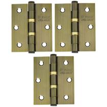 Dobradiça Para Porta Silvana Com Rolamento 891 Embutir 35kg Colonial Com 3 Peças Dobradiça Para Porta Silvana Com Rolamento 891 Embutir 35kg Colonial Com 3 Peças