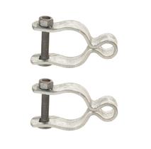 Dobradiça para portão de cerca de arame Dailydanny 1,4 polegada, kit com 2 unidades