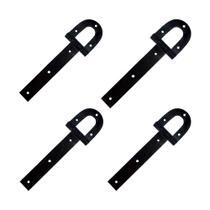 Dobradiça para porteira Nº 02 29cm x 8,5cm 4 unidades - Unifer