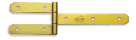 Dobradiça Parafusar 2 Hastes N-2 25cm Forsul para portão, porteira e porta Dourada