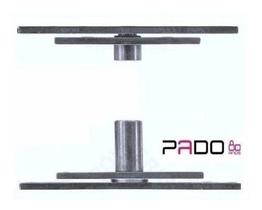 Dobradiça Pino Pivotante Inox Portas 350 Kg Rolamento Pado - PADO