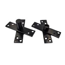 Dobradiça pino porta pivotante inox 304 preto até 150 kg não enferruja Dobradiça pino porta pivotante inox 304 preto até 150 kg não enferruja