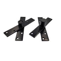 Dobradiça pino porta pivotante inox 304 preto até 300 kg não enferruja Dobradiça pino porta pivotante inox 304 preto até 300 kg não enferruja
