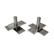 Dobradiça Pivô Para Porta Aço Inox Com Rolamento 100 Kg