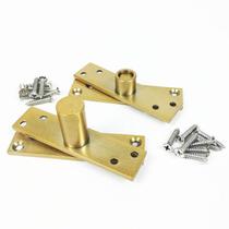 Dobradiça Pivotante para portas de até 125 kg Pino Pivotante Aço Inox 304 Dourado Acetinado