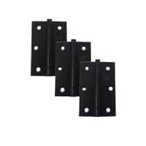 Dobradiça Porta Madeira 3,5" Preto Fosco União Mundial Dobradiça Porta Madeira 3,5" Preto Fosco União Mundial