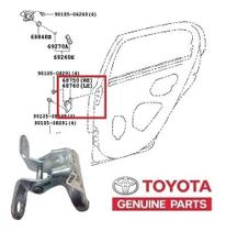 Dobradiça porta traseira esquerda superior toyota genuína