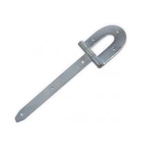 Dobradiça Porteira Ferradura 12" Zincada Ref. 26012 - Loth