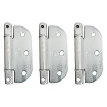 Dobradiça Prática VG Aço Carbono - 3" com 3.un