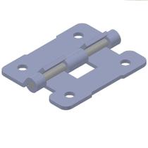 Dobradiça Removivel 57mm DBV Aço Metal Fecho