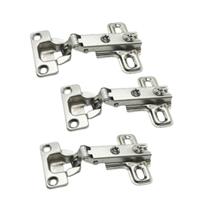 Dobradiça Reta 26mm Pequena 03 Peças Portas Armários Móveis