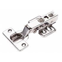 Dobradiça Reta Inox Amortecedor Portas Armários Móveis 03 Un Dobradiça Reta Inox Amortecedor Portas Armários Móveis 03 Un