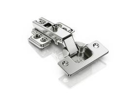 Dobradiça Reta Slow 35mm Slide-On Hd + parafusos