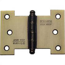 Dobradica Silvana Palmela 3.1/2'' 840 Ferro Zincado Oxidado Com 2 Pecas 96387 Dobradica Silvana Palmela 3.1/2'' 840 Ferro Zincado Oxidado Com 2 Pecas 96387