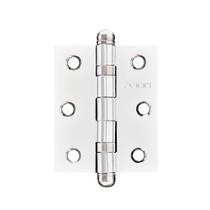 Dobradiça Simples Aço Carbono 6,3cmx7,6cm 3025 com Rolamento 3 Peças Pado