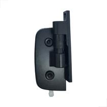 Dobradiça Simples G1115 V/A P/ Porta De Box De Vidro Preto