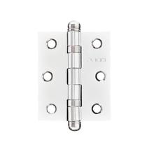 Dobradiça SM Cromo Acetinado com Raio 3530 Pado Dobradiça SM Cromo Acetinado com Raio 3530 Pado
