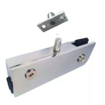 Dobradiça Superior Cromado para Porta de vidro Pivotante 1101 + Pivô Dobradiça Superior Cromado para Porta de vidro Pivotante 1101 + Pivô