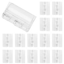 Dobradiças acrílicas Kyuionty transparentes dobráveis 15 unidades (45 x 38 mm)