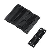 Dobradiças Antrader 7,5 x 2,3 cm para armário dobráveis, 12 unidades, preto Dobradiças Antrader 7,5 x 2,3 cm para armário dobráveis, 12 unidades, preto