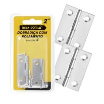 Dobradiças de 44mm com Rolamento Aço Inoxidável, Alta Resistência BOM2701