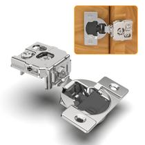 Dobradiças de gabinete Chibery 1" Overlay Soft Close 105 Satin