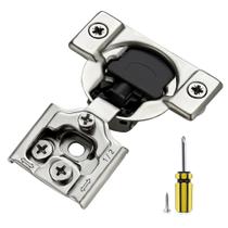 Dobradiças de gabinete Ravinte Soft Close 1,27 cm, sobreposição, pacote com 50