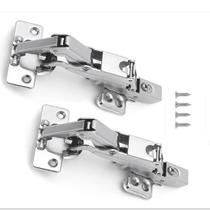 Dobradiças de gabinete Zishengho 165 Hydraulic Soft Close, pacote com 2